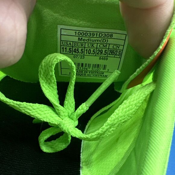 Brooks Draft XC Mens Size 11.5 Track Spikes Green Cross Country Shoes Cleats - Picture 10 of 10